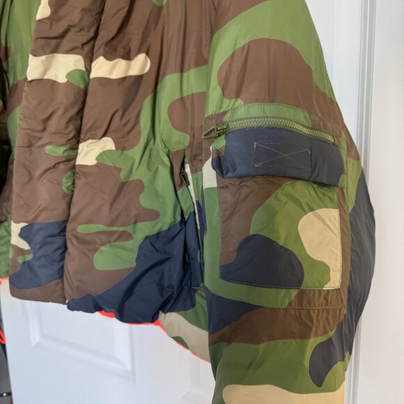 Ivy Park x Adidas Reversible Puffy Coat Parka Oversized Jacket / Size L - Picture 14 of 15